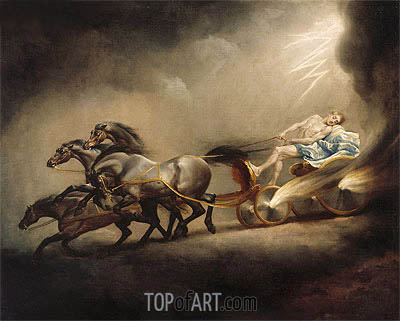 400x321 The Fall Of Phaeton George Stubbs Painting Reproduction 11633 - The Fall Of Phaeton Painting