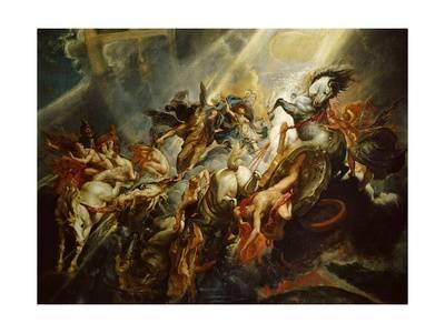 400x300 The Fall Of Phaeton C.1604 08 Giclee Print By Peter Paul Rubens - The Fall Of Phaeton Painting