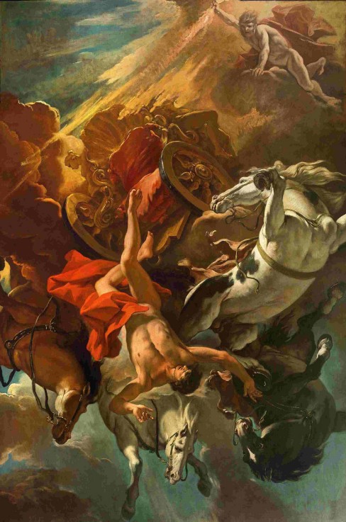 488x737 The Fall Of Phaeton - The Fall Of Phaeton Painting