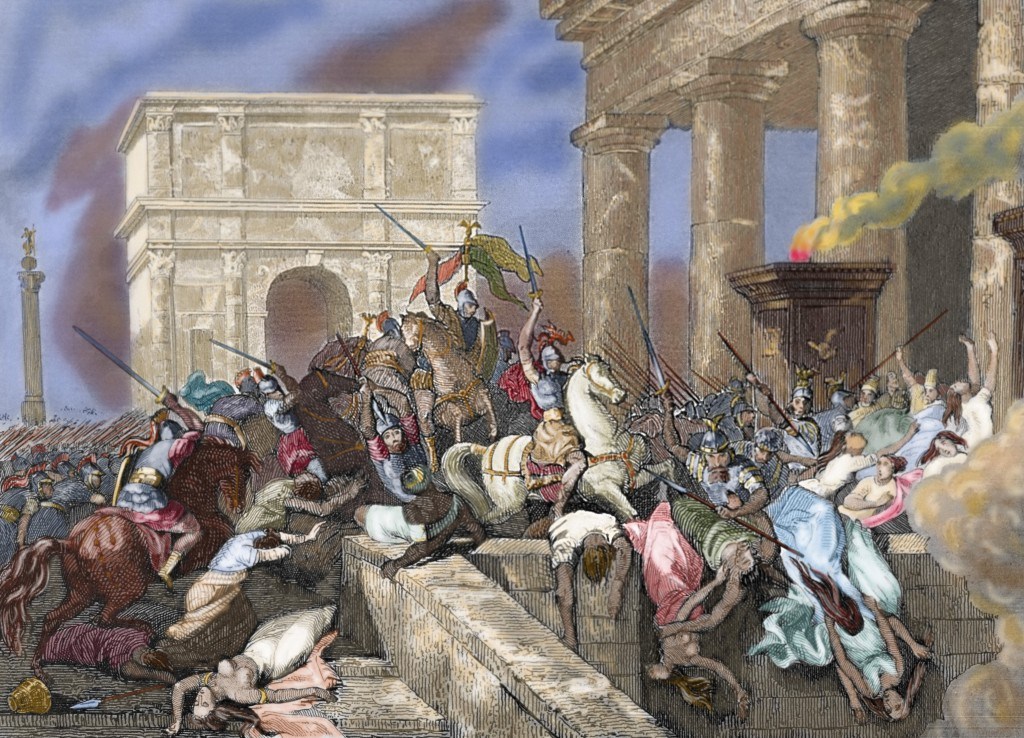 1024x738 Soldiers From The Ancient World Military History Monthly - The Fall Of Rome Painting
