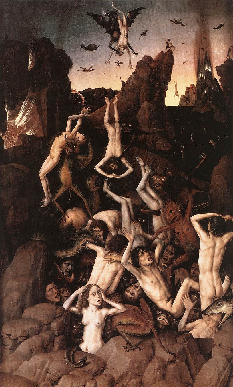 815x1350 The Fall Of The Damned Dieric Bouts Biblioklept - The Fall Of The Damned Painting