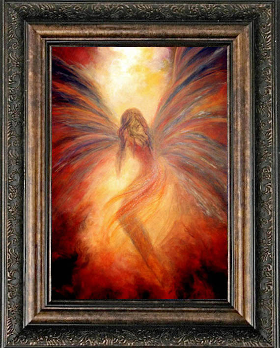 570x708 Marina Petro ~ Adventures In Daily Painting Fallen Angel, Art - The Fallen Angel Painting