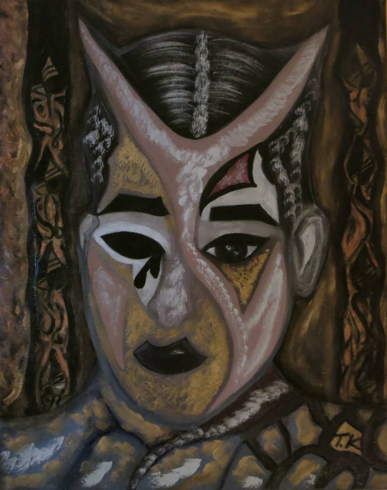 770x976 Saatchi Art Fallen Angel Painting By Timea Kiss - The Fallen Angel Painting