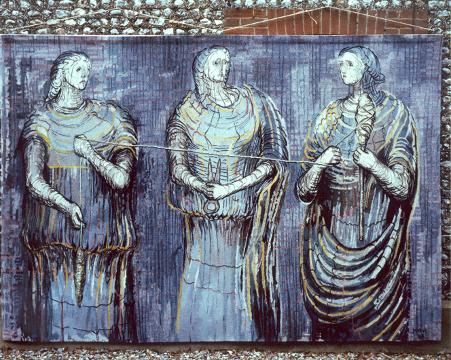 451x360 Pat Taylor - The Fates Painting