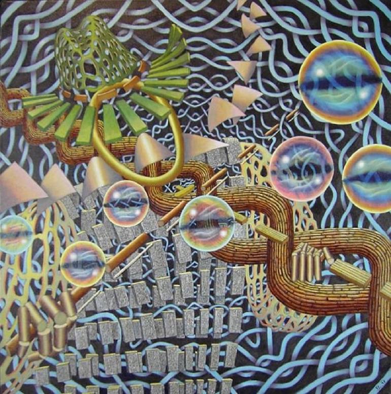 770x775 Saatchi Art The Fiddler Painting By Franz Landl - The Fiddler Painting