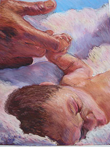 225x300 Hold On To The Finger Of God Pat Jessee Creations - The Finger Of God Painting