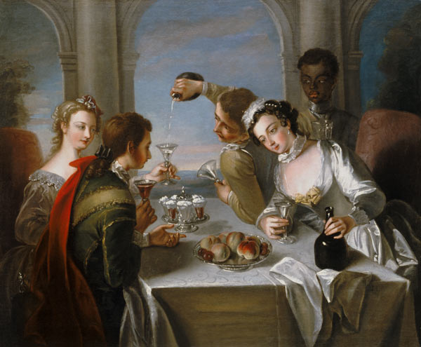 600x495 The Five Senses The Sense Of Taste - The Five Senses Painting