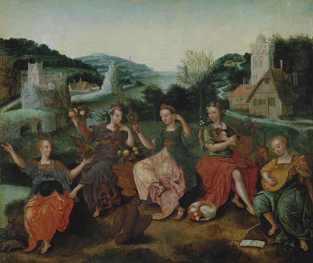 640x538 The Five Senses Sensory Studies - The Five Senses Painting