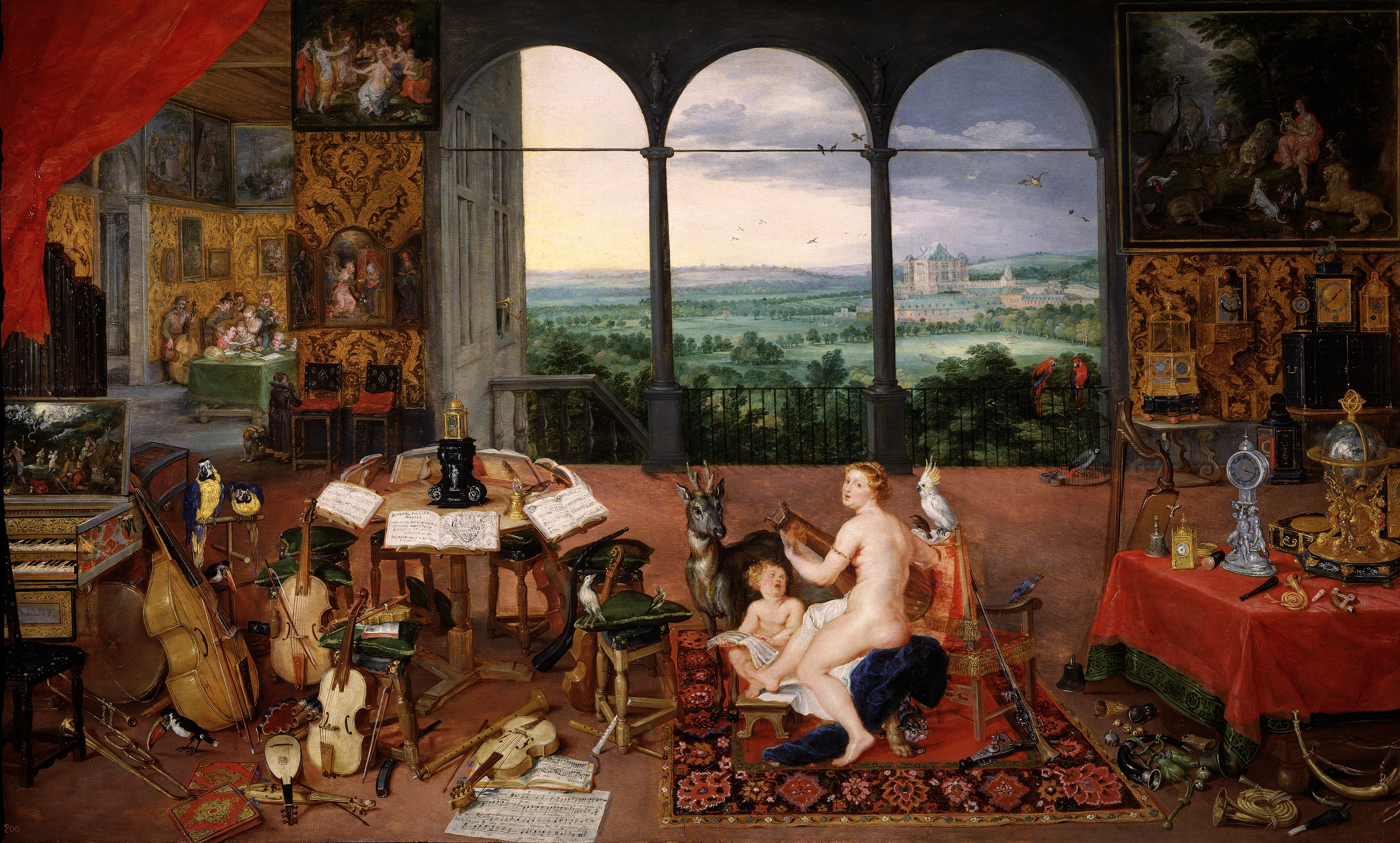 3051x1836 Filejan Brueghel I Amp Peter Paul Rubens - The Five Senses Painting