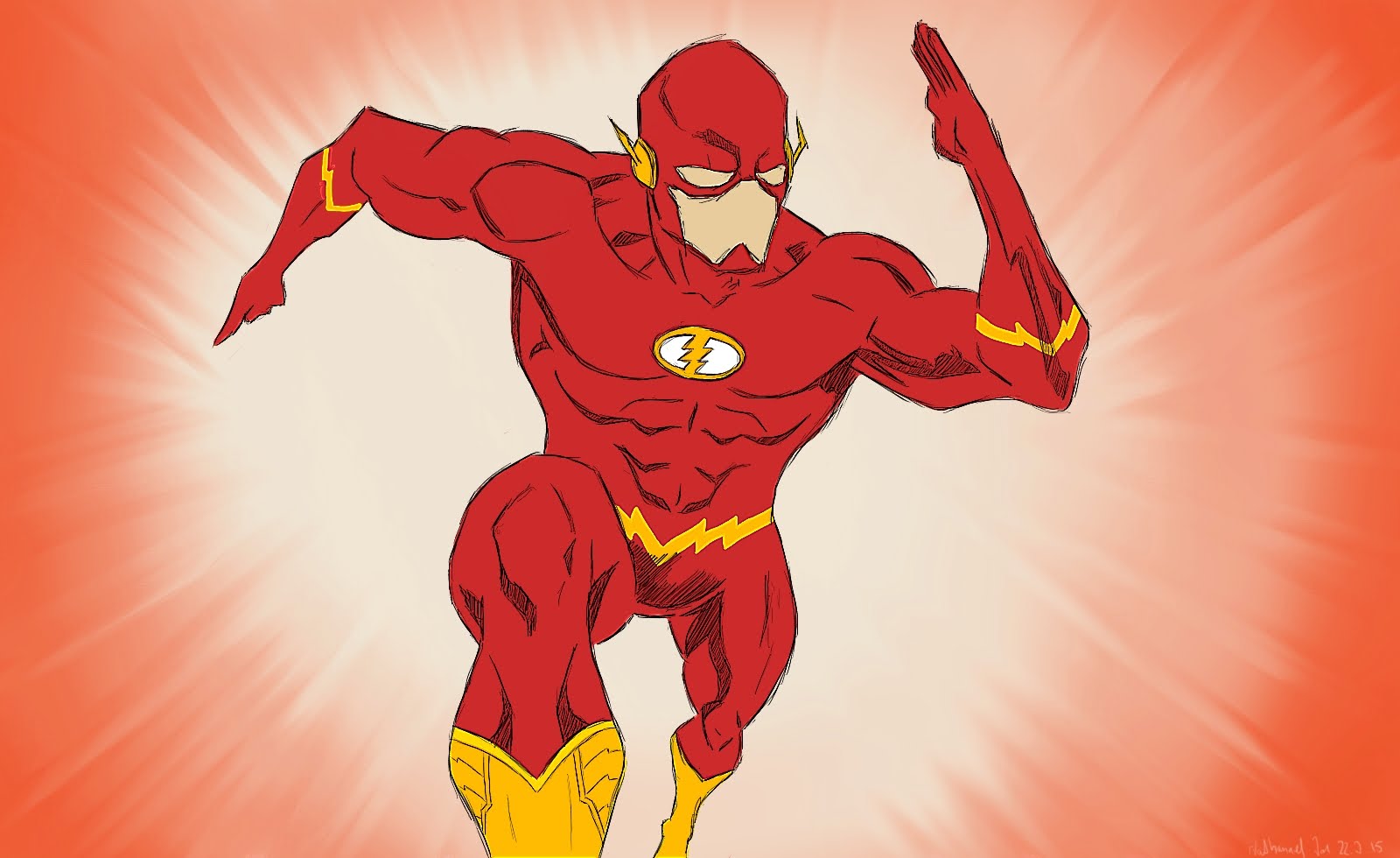 1600x980 The Flash [Speed Painting] - The Flash Painting