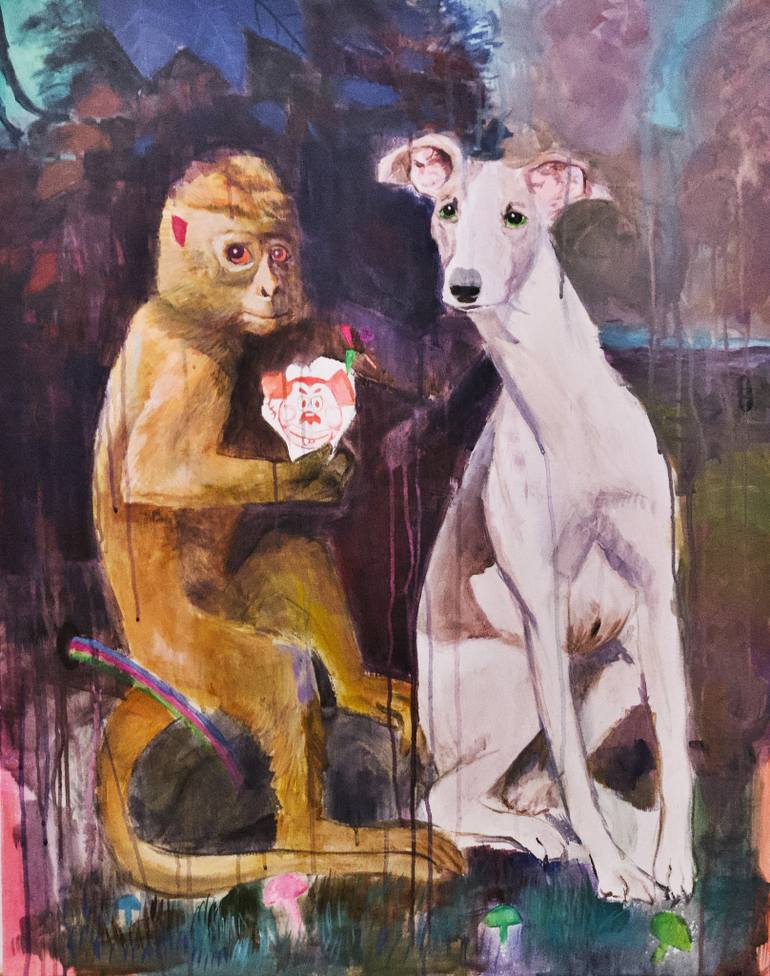 770x976 Saatchi Art Rest On The Flight Into Egypt Painting By Pawel Stepanow - The Flight Into Egypt Painting