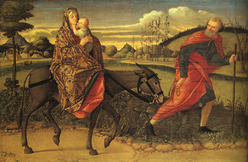 800x524 The Flight Into Egypt - The Flight Into Egypt Painting