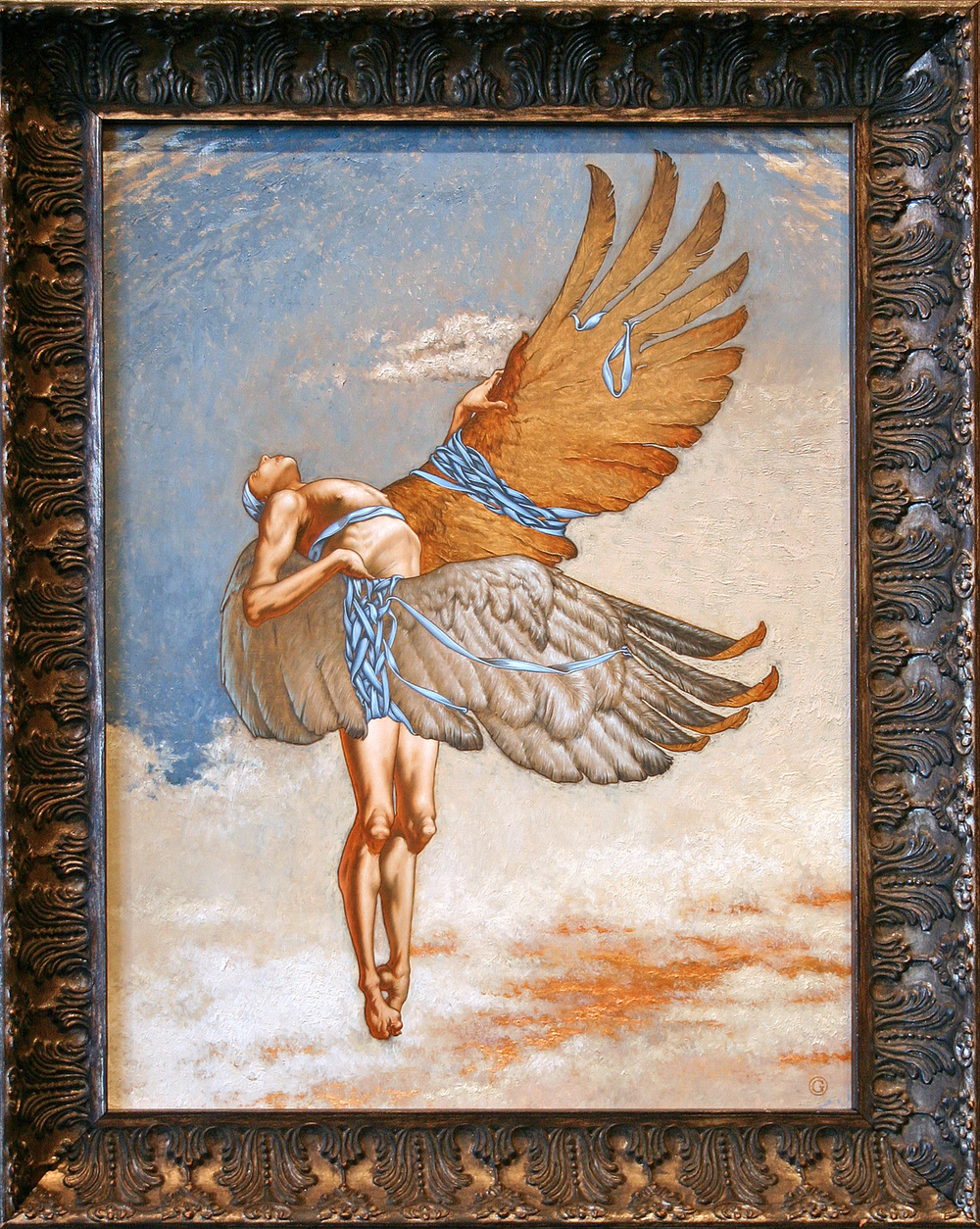 1000x1254 Myth - The Flight Of Icarus Painting