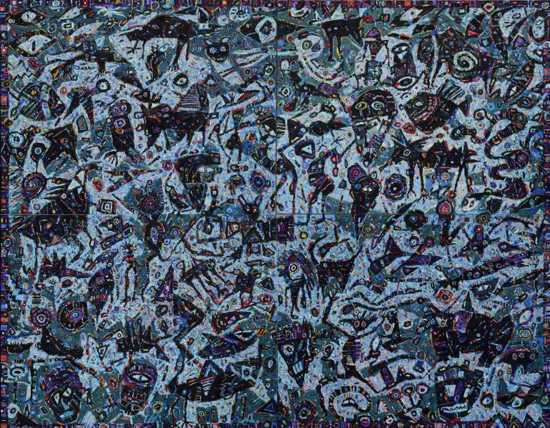 770x599 Saatchi Art Five Minutes Before The Flood Painting By - The Flood Painting