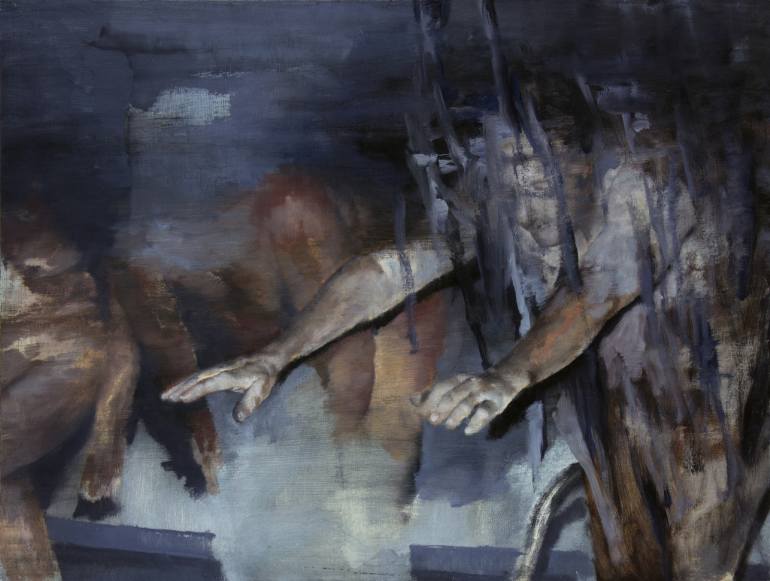 770x581 Saatchi Art Preparation To The Flood Painting By Julien Spianti - The Flood Painting