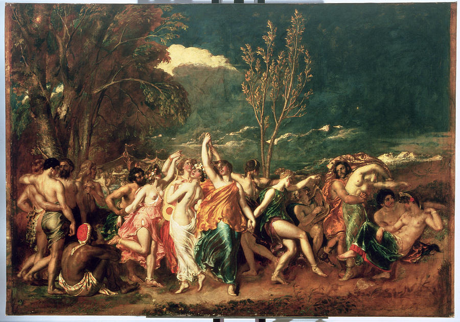 900x630 The World Before The Flood Painting By William Etty - The Flood Painting