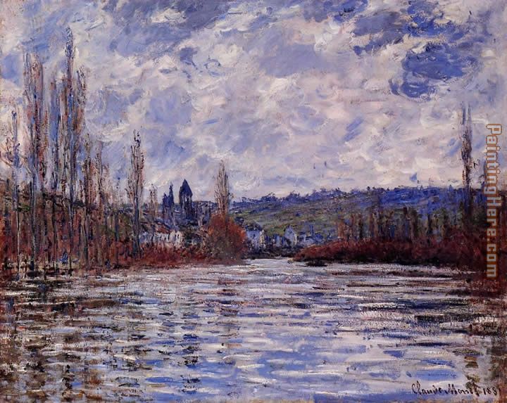 720x573 Claude Monet The Flood Of The Seine - The Flood Painting
