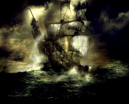 436x349 The Flying Dutchman - The Flying Dutchman Painting