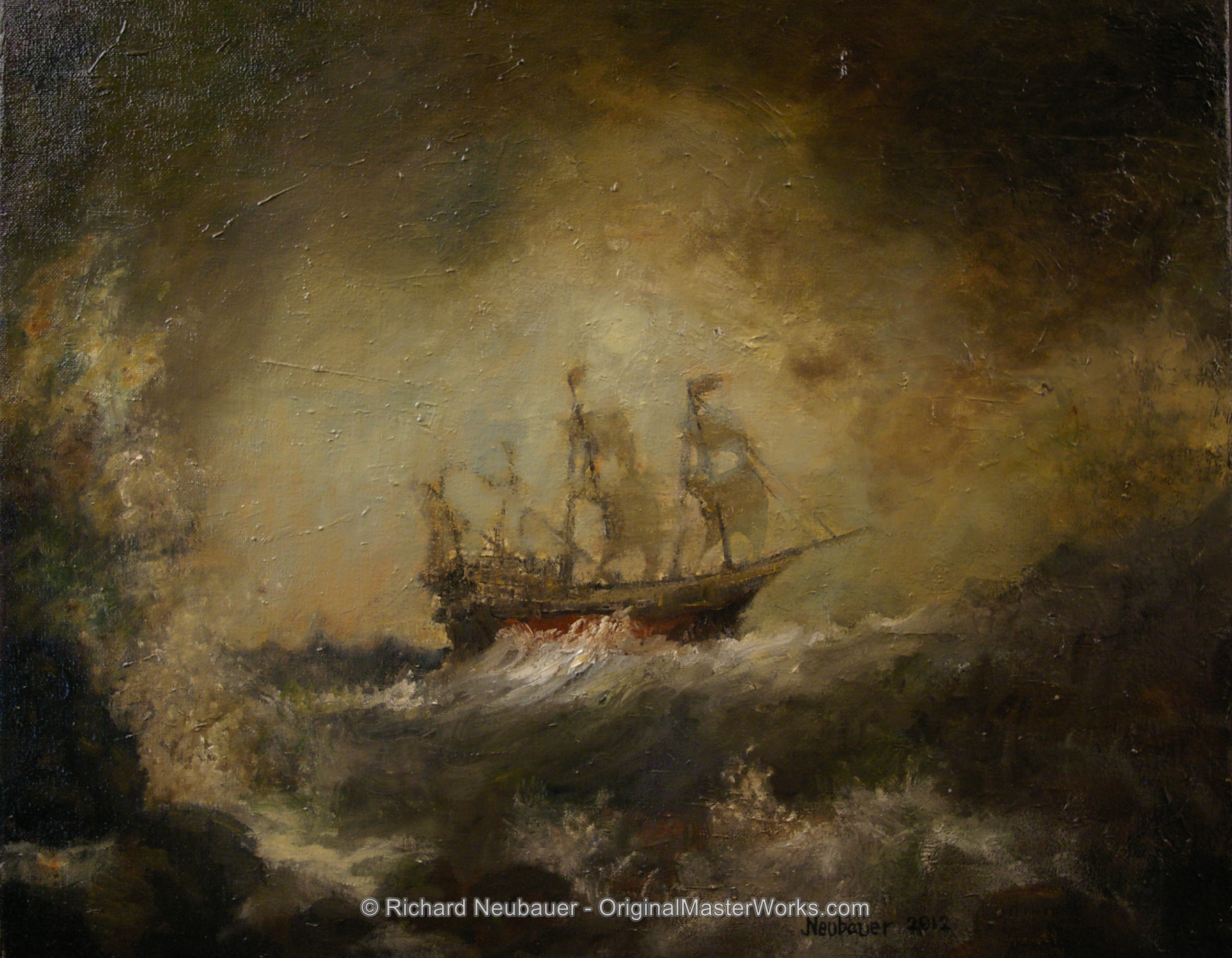 2572x2000 Flying Dutchman Original Master Works - The Flying Dutchman Painting