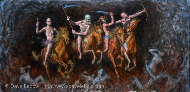 640x312 The Four Horsemen Of The Apocalypse Inferno - The Four Horsemen Painting