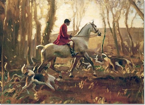 500x360 The 279 Best Town Amp Country Images On Deer, Animal - The Fox Hunt Painting