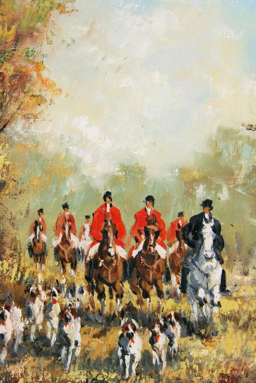 513x768 English Fox Hunt Painting - The Fox Hunt Painting