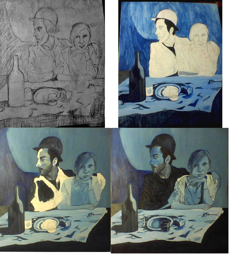 The Frugal Repast Painting