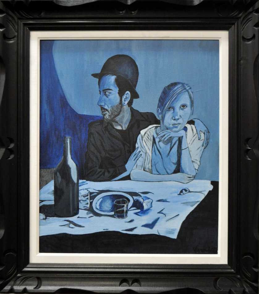 838x953 The Frugal Repast By Alexversolatto - The Frugal Repast Painting