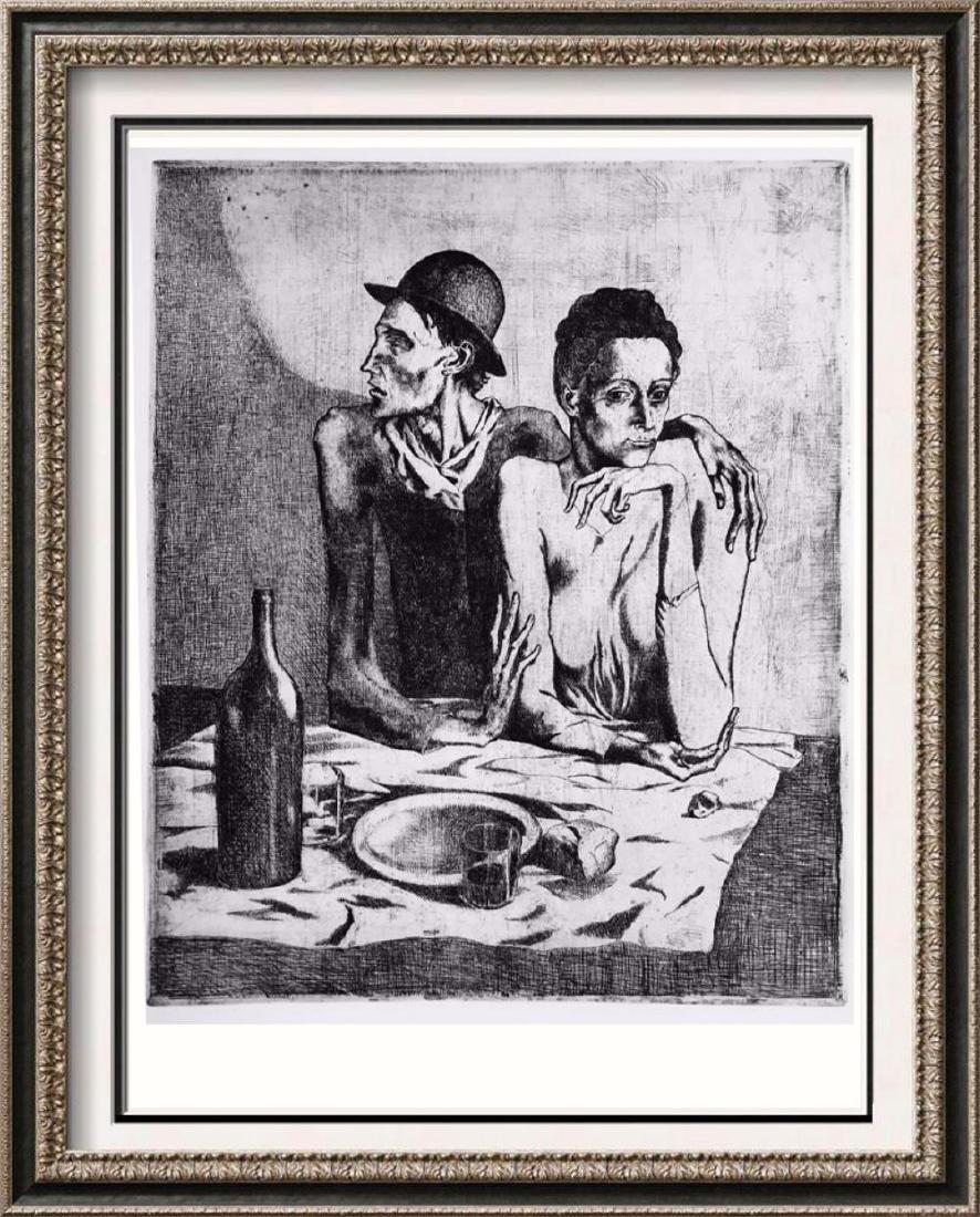 886x1100 Pablo Picasso - The Frugal Repast Painting