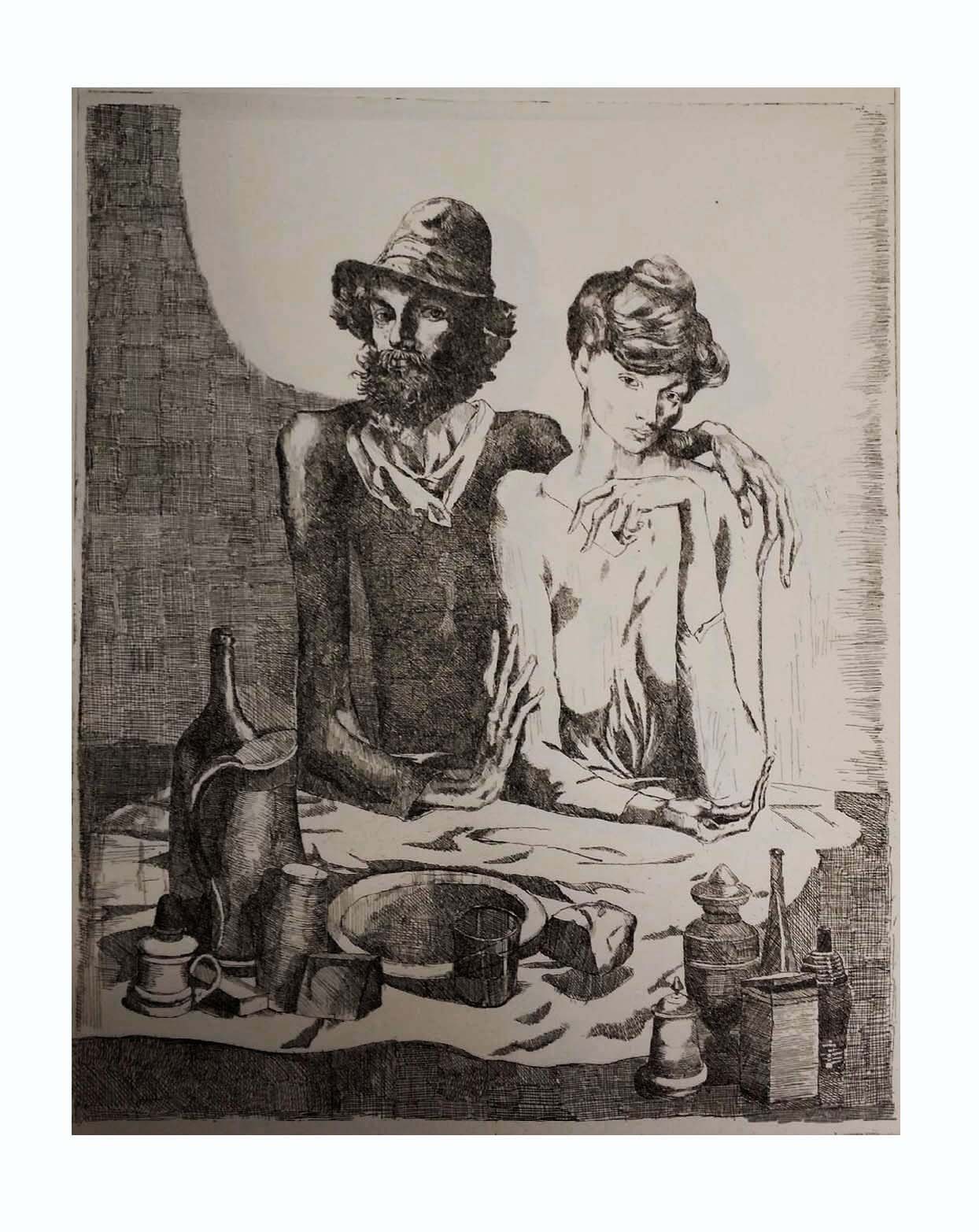 1244x1565 Paddle8 The Frugal Repast - The Frugal Repast Painting