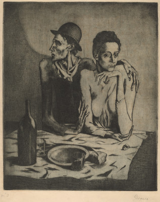 317x400 The Frugal Repast (Le Repas Frugal) - The Frugal Repast Painting