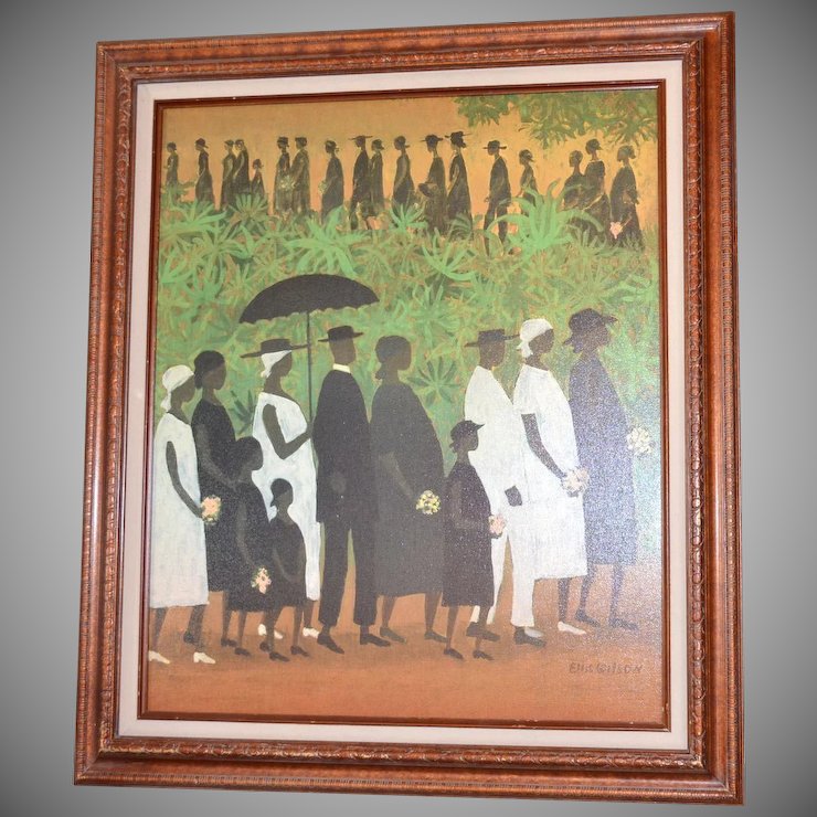 740x740 Large - The Funeral Procession Painting