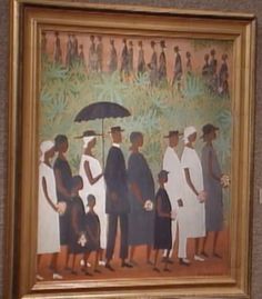 236x269 When The Familysists That Several Family Members Speak - The Funeral Procession Painting