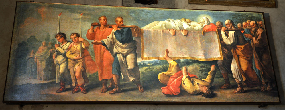 1000x385 Zompini, Funeral Procession Of The Virgin Mary - The Funeral Procession Painting