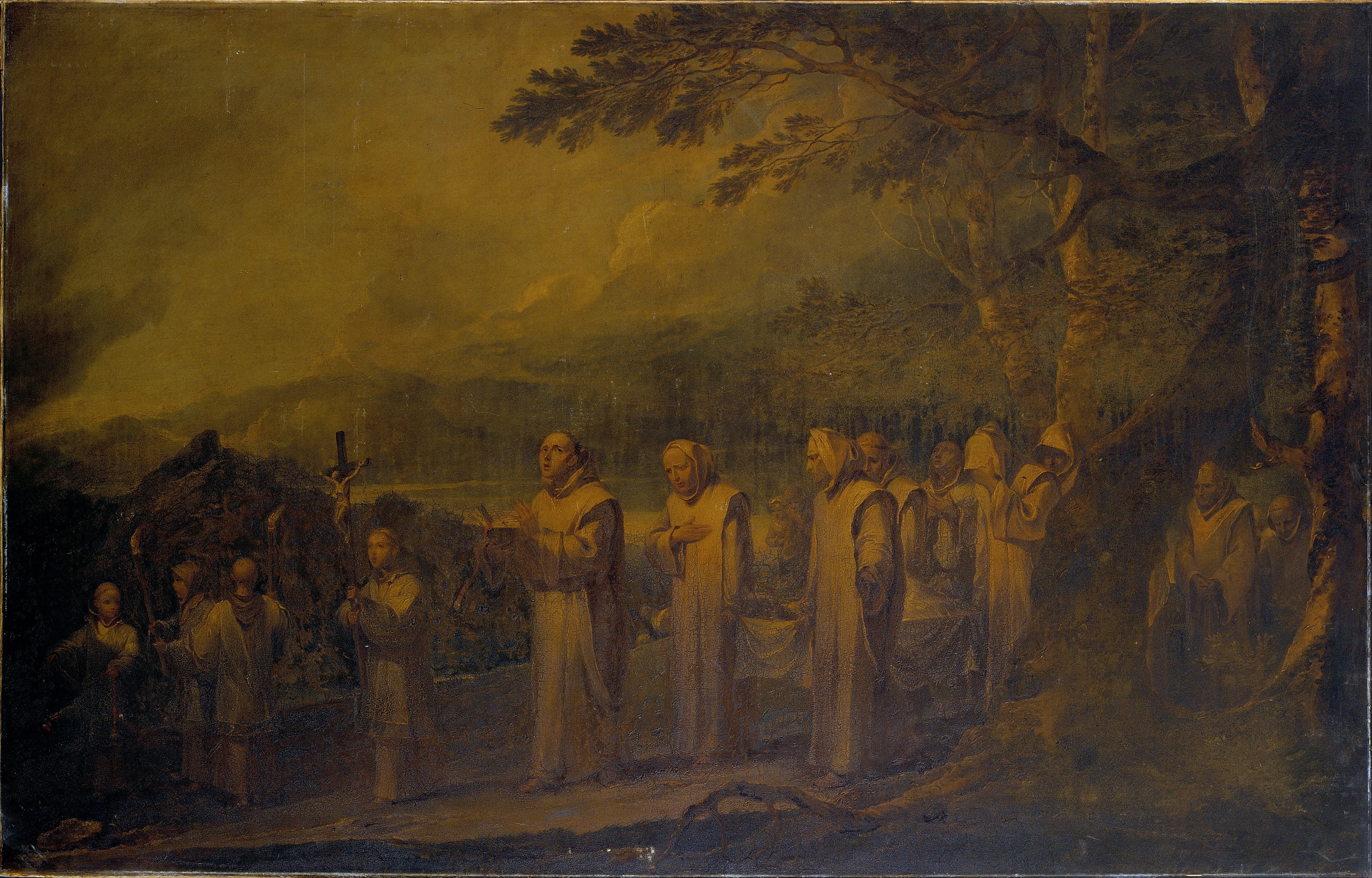 The Funeral Procession Painting At PaintingValley.com | Explore ...