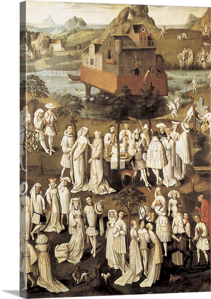 704x1000 The Garden Of Love - The Garden Of Love Painting