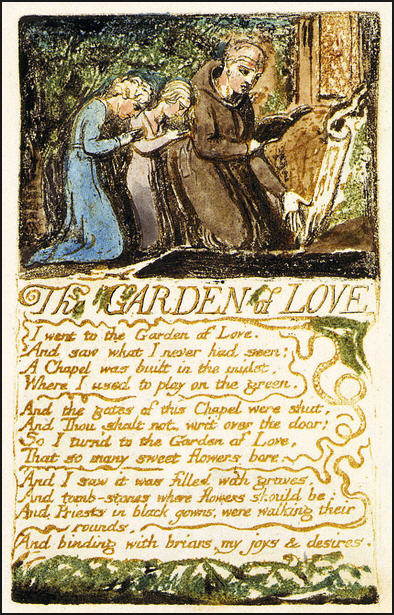 394x615 The Garden Of By William Blake Stuff Jeff Reads - The Garden Of Love Painting