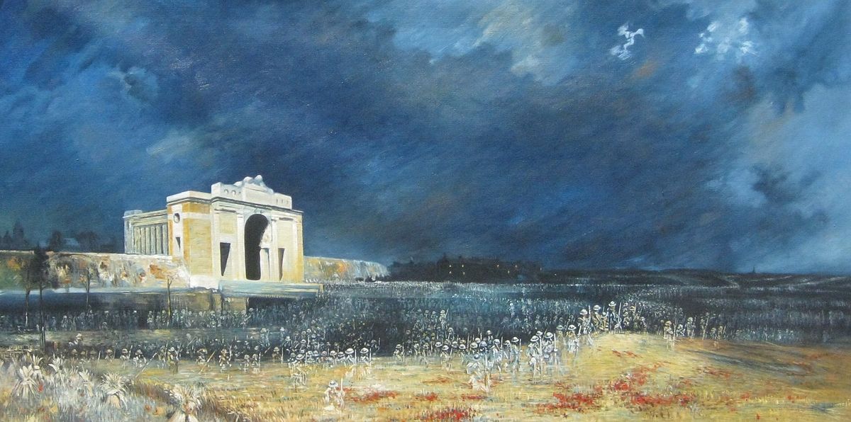 1200x596 Menin Gate - The Gate Painting