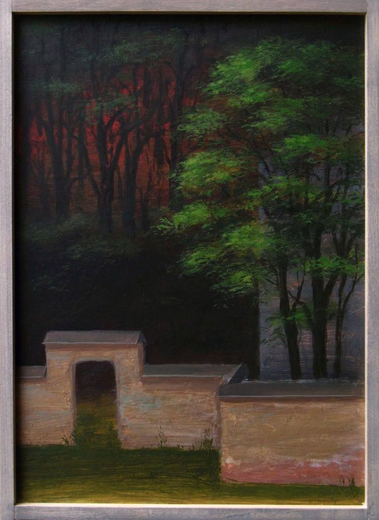770x1056 Saatchi Art The Gate Painting By Andrei Campan - The Gate Painting