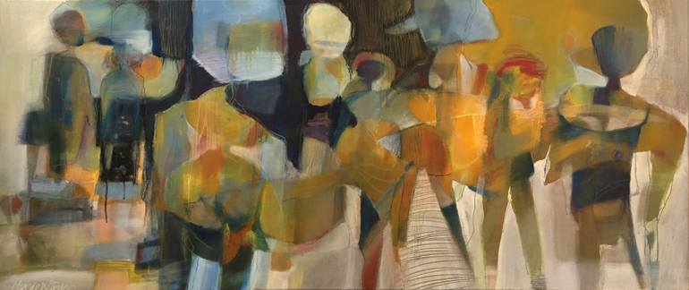 770x324 Saatchi Art The Gathering Painting By Max De Winter - The Gathering Painting