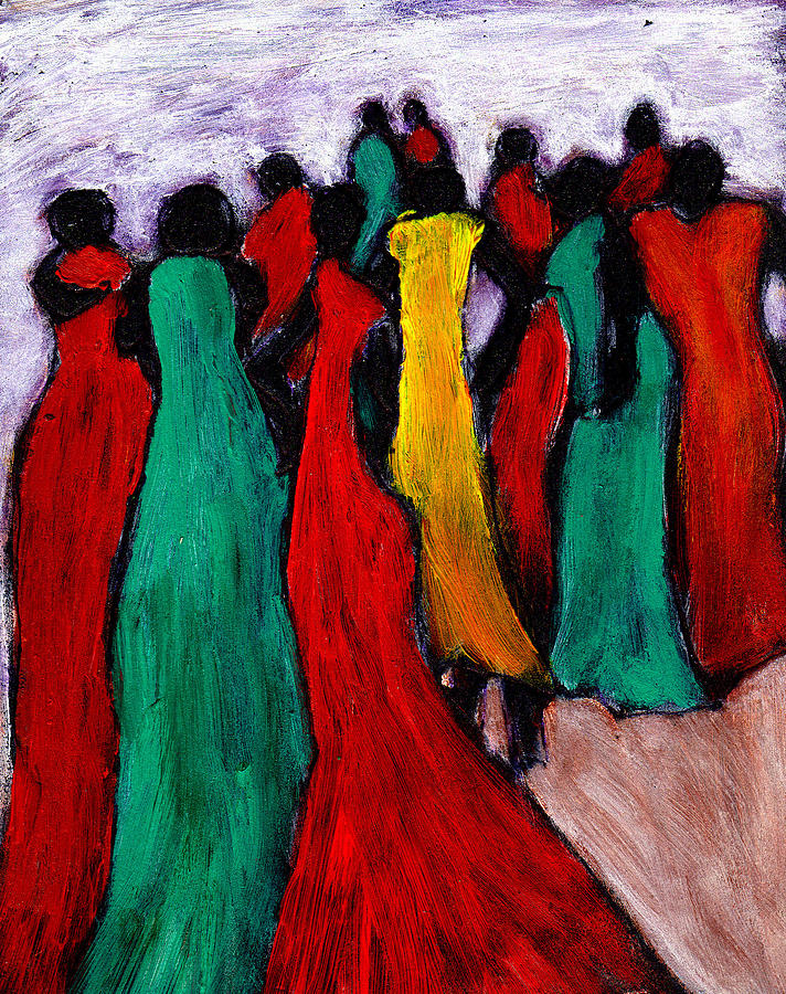 712x900 The Gathering Painting By Wayne Potrafka - The Gathering Painting