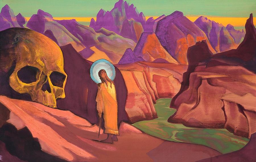 900x568 Issa And The Skull Of The Giant Painting By Nicholas Roerich - The Giant Painting