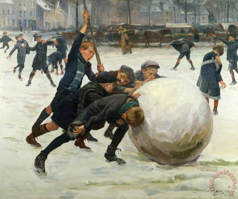 960x805 Jean Mayne The Giant Snowball Painting - The Giant Painting