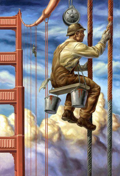 417x615 Painting The Giant - The Giant Painting