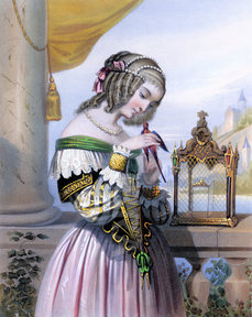 229x288 Images Like - The Gilded Cage Painting