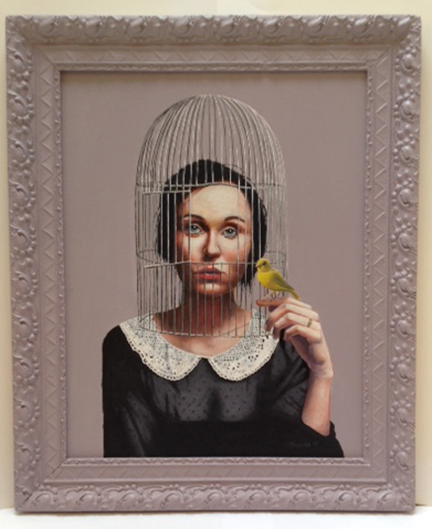 1500x1838 Roy Thomas - The Gilded Cage Painting
