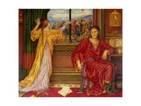 473x355 The Gilded Cage Giclee Print By Evelyn De Morgan - The Gilded Cage Painting