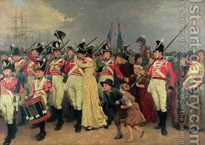 400x283 The Girl I Left Behind Me Charles Green Reproduction 1st Art Gallery - The Girl I Left Behind Me Painting