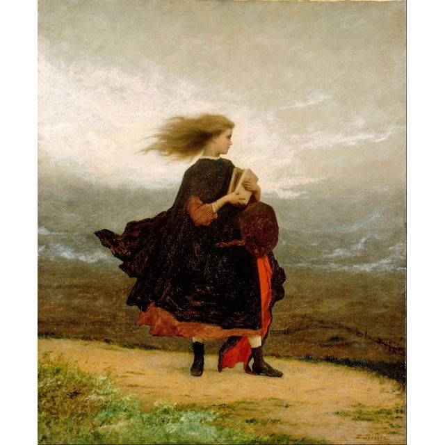 640x640 The Girl I Left Behind Me Karya Eastman Johnson (1870 1875) Jiekley - The Girl I Left Behind Me Painting