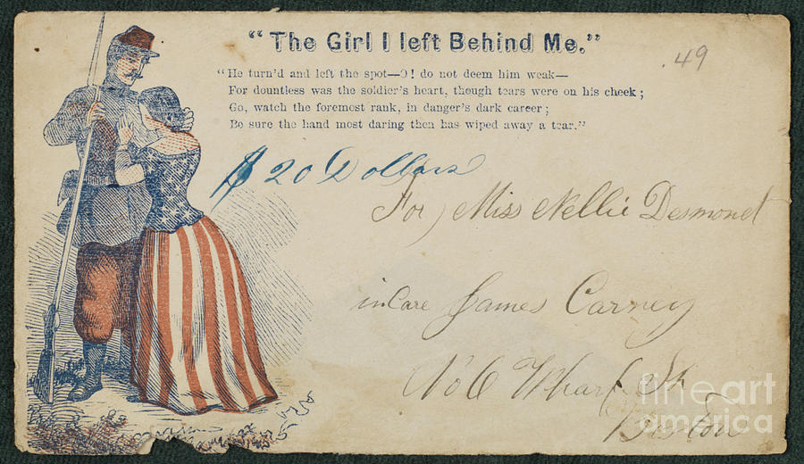 900x520 The Girl I Left Behind Me Painting By Motionage Designs - The Girl I Left Behind Me Painting